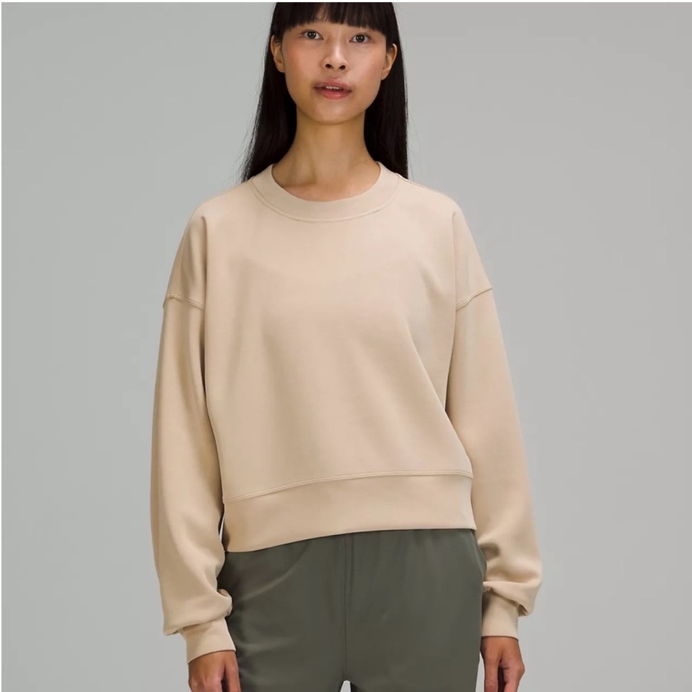 Lululemon trench perfectly oversized cropped crew *softstreme*